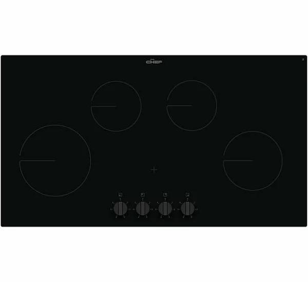 Chef CHC942BB 90cm 4 Zone Ceramic Cooktop