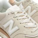 New Balance Unisex 574 White - Size 8.5