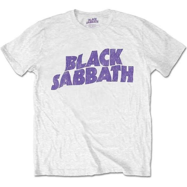 Black Sabbath - Unisex Wavy Logo Vintage T-Shirt