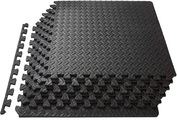 Eva Foam | Gym Flooring Puzzle Mats - Black [13mm]