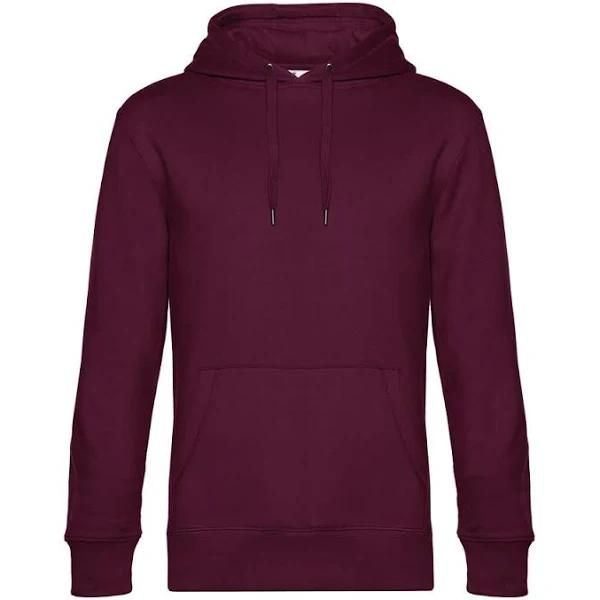 Ultimate Comfort Cotton Hoodie by B&C BCU02K Dark Cherry - Size XL