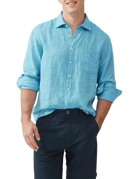 Rodd & Gunn Cable Bay Shirt in Blue S