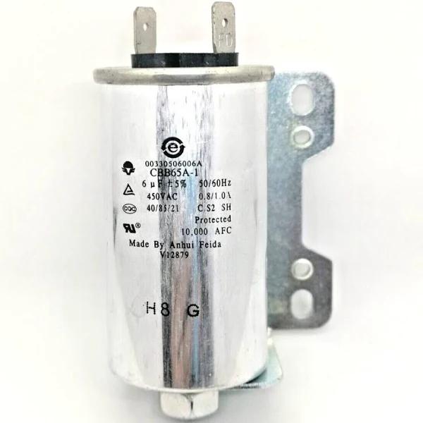 Fisher Paykel Dryer Capacitor 6uf H00330506006a