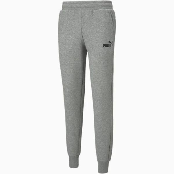 Puma Plus Essentials Small Logo trackies in Grey