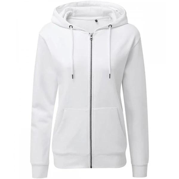 Asquith & Fox Womens/Ladies Zip-Through Organic Hoodie - Size 12 UK