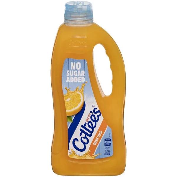 Cottee's Cordial No Added Sugar Orange 1L