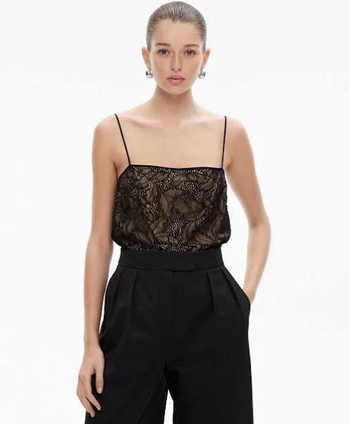 Witchery Lace Detail Camisole in Black 4