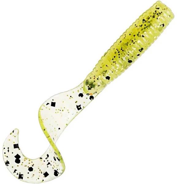 Zman Grubz Soft Plastics 3.5in / Chartreuse Sparkle