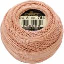 DMC Perle 5 Cotton #754 Light Peach 10g Ball 45m