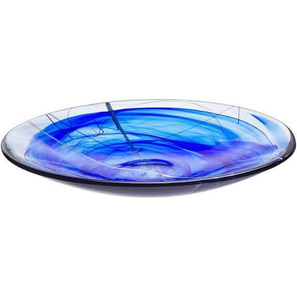 Kosta Boda - Contrast Dish - Blue