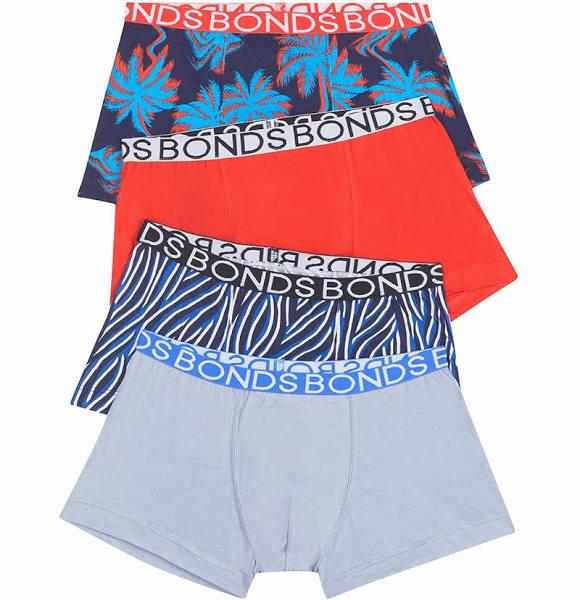 Bonds Boys Trunk 4 Pack - Rivibe Palms