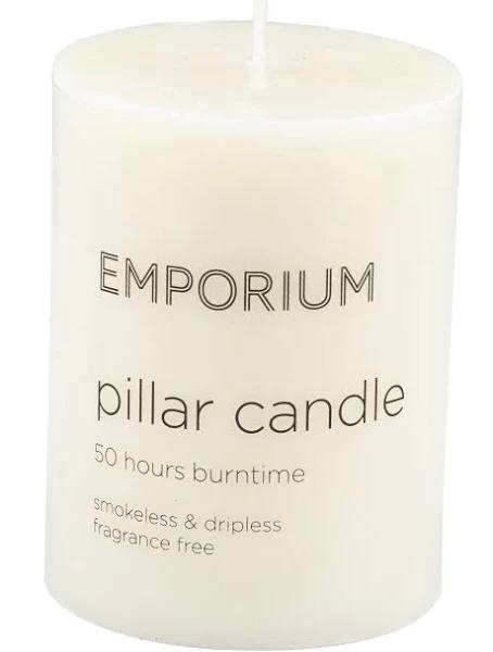 Emporium Pillar Candle 7.5x10cm / Ivory