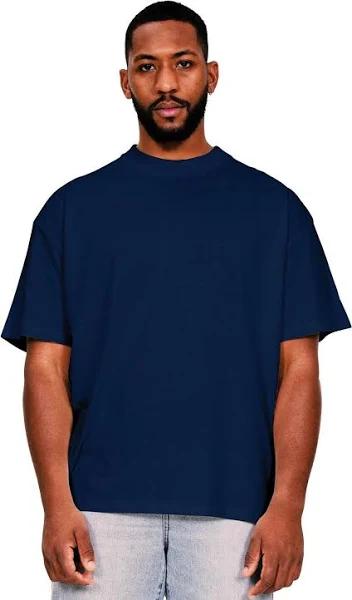 Casual Classics Mens Ringspun Cotton Extended Neckline T-Shirt Navy 4XL Cotton Mens T-Shirt