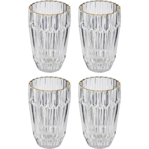 Tempa Amara Set of 4 Highball Tumbler Clear