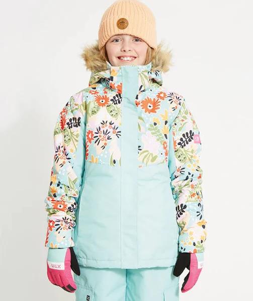 Frankie Youth Girls' Snow Jacket Turquoise Banksia / 14