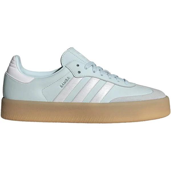 Adidas Sambae Shoes Almost Blue / White / Silver Metallic 9.5 Lifestyle Trainers