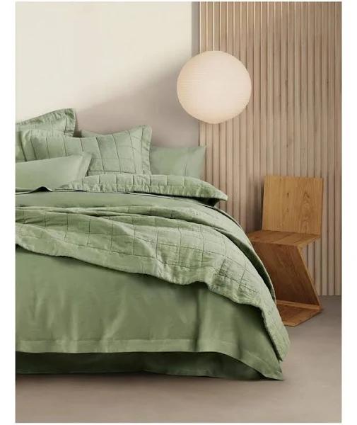 Sheridan Abbotson Bedcover in Cactus Green QS Bedcover