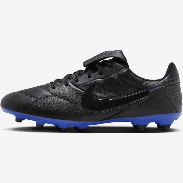 Nike Premier 3 Firm Ground Football Boots - BLACK/BLACK-HYPER Royal - 12.5 | INTERSPORT