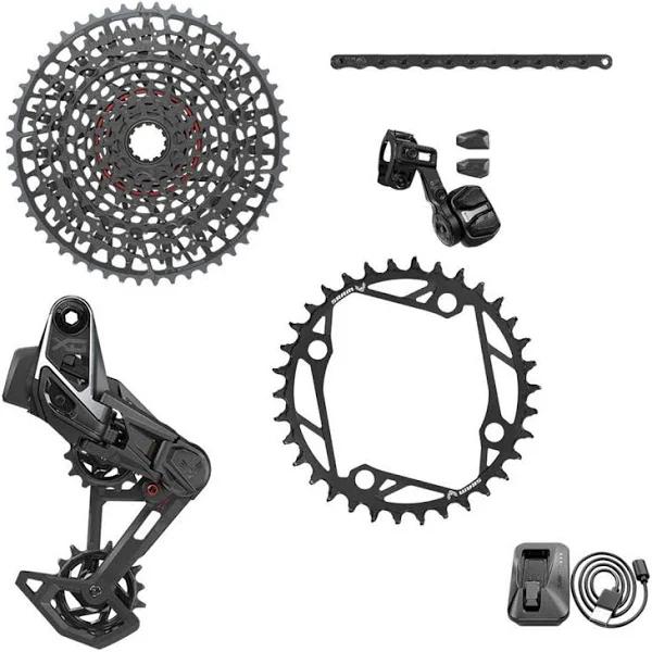 SRAM Groupset - X0 T-type Eagle E-MTB 104bcd Transmission AXS Groupset