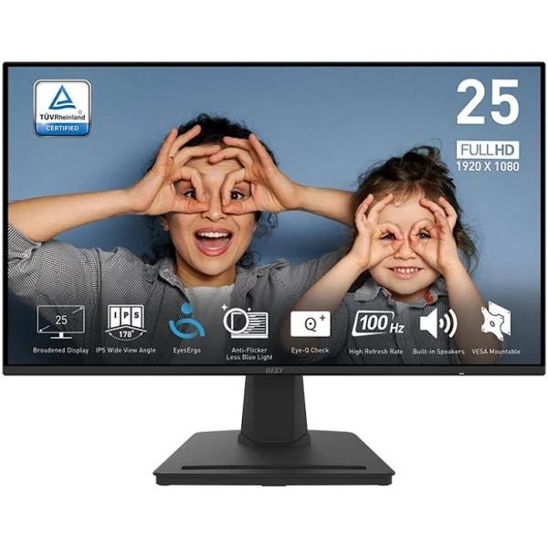 MSI Pro MP252 FHD 100Hz AdaptiveSync IPS 24.5in Monitor