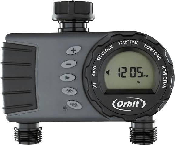 Orbit 2 Port High Flow Hose Tap Timer