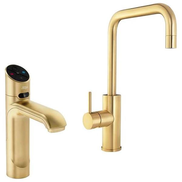 HydroTap G5 BCHA40 4-in-1 Classic Plus Tap with Cube Mixer Brushed Gold