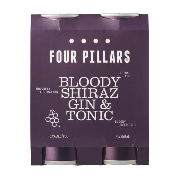 Four Pillars Bloody Shiraz Gin & Tonic 250ml