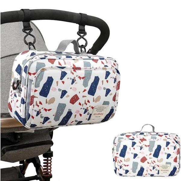 (Colorful Stone) 2 Ways Baby Diaper Bag Stroller Bag - Diaper Caddy Tote Baby Stroller Bag for Diapers Wipes Toys,Nappy Bag - AfterPay & zipPay