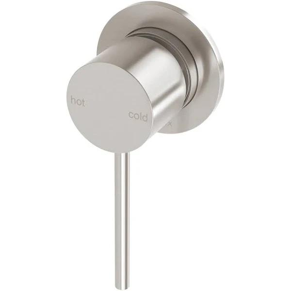 Phoenix Vivid Slimline Shower/Wall Mixer 60mm Backplate Brushed Nickel