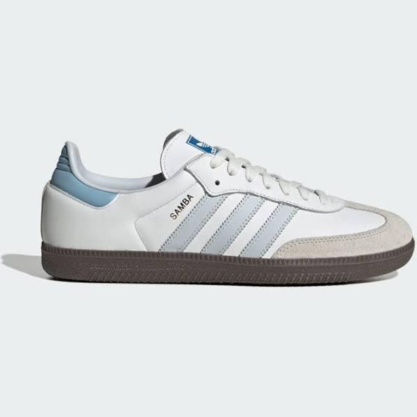 Adidas Samba OG - Core White/Halo Blue/Gum 11