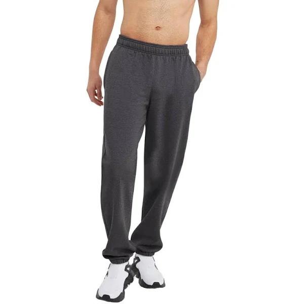 Champion Men's Powerblend Fleece Relaxed Pants - Granite Heather