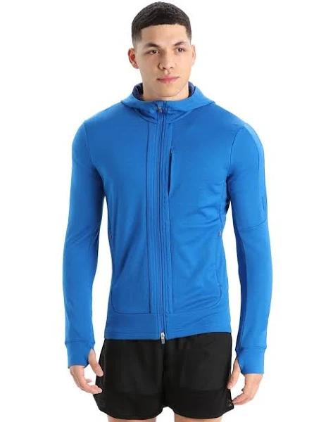 Icebreaker Men's Quantum III Long Sleeve Zip Hoodie 2XL Lazurite