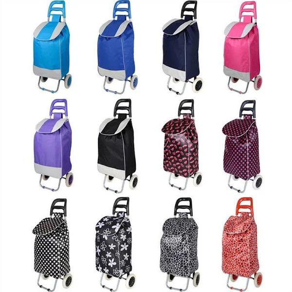 Shopping Cart Carts Trolley Bag Foldable Bags Luggage Wheels Folding Basket Pull - Earn Everyday Rewards, AfterPay Available