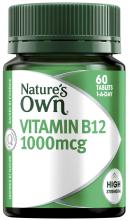 Natures Own Vitamin B12 1000mcg 60 Tablets