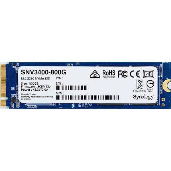 Synology SNV3400 800GB M.2 2280 NVMe SSD SNV3400-800G