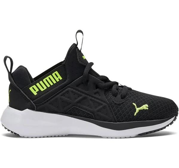 Soft Enzo NXT Sneakers - Kids 4-8 Years in Black/White, Size 11 by Puma