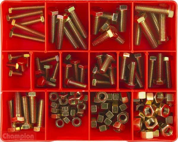 Champion CA125 UNC Screw And Nut Assortment Kit