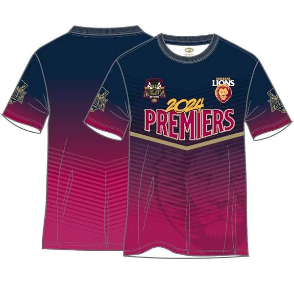 Brisbane Lions Adult 2024 Premiers Sublimated Tee