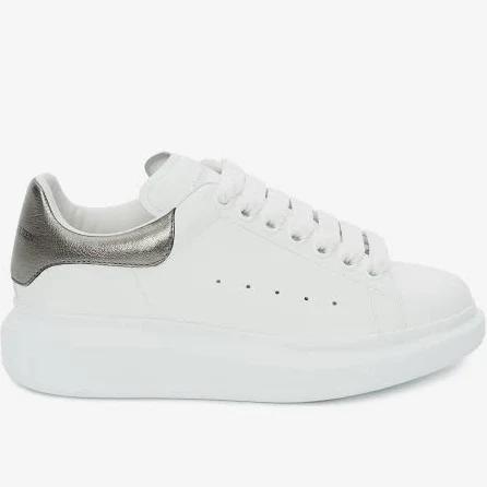 Alexander Mcqueen, Leather Sneakers, Women, White, US 5, Sneakers