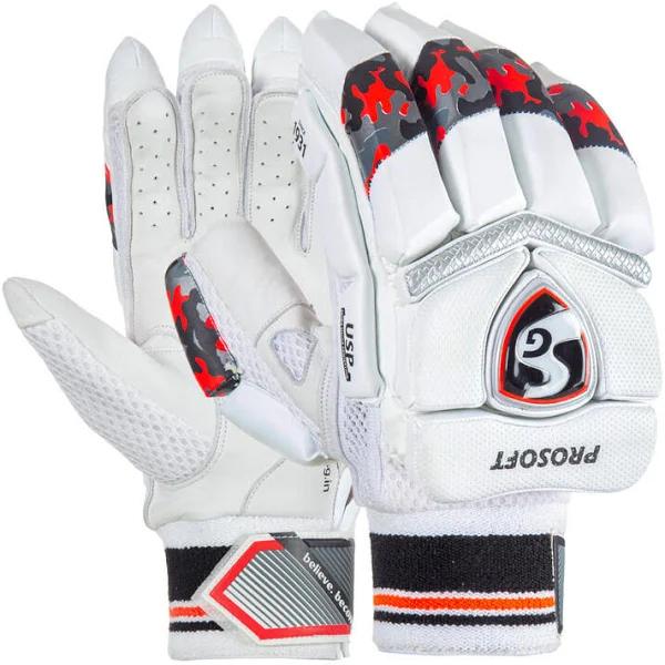 SG ProSoft Cricket Batting Gloves Multicolor Size: Junior for Right-hand Bats - AfterPay & zipPay Available