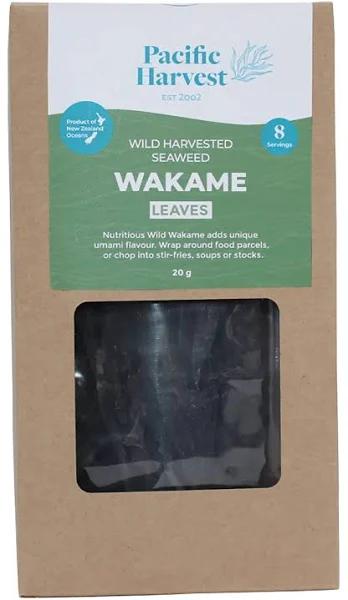 Pacific Harvest Wakame Seaweed Leaves (Wild Harvested)