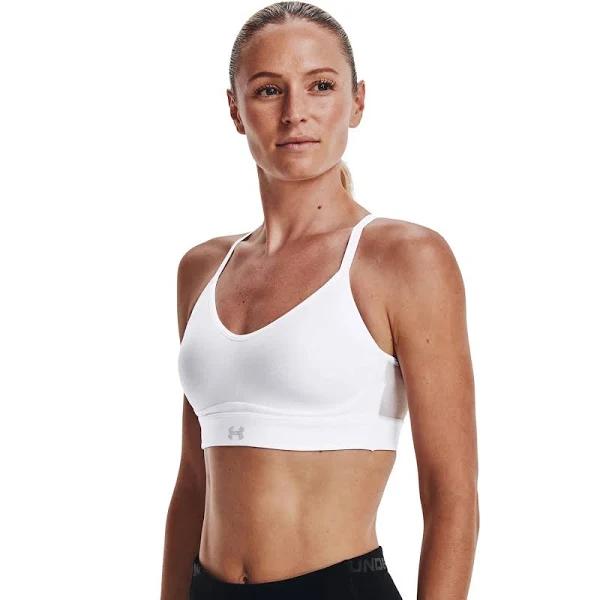 Under Armour Women's Infinity Low Covered Sports Bra White XL