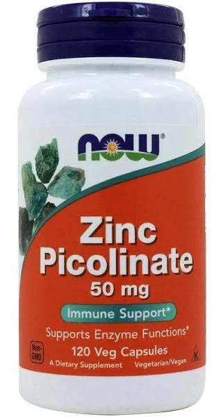 Now Foods - Zinc Picolinate 50 mg, 120 Capsules