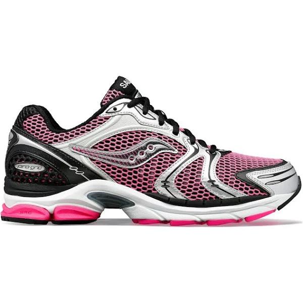 Saucony Pink & Silver ProGrid Triumph 4 Sneakers