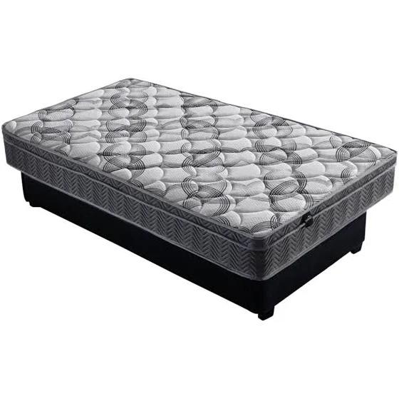 Foret Bed Mattress King Single 5 Zone Euro Top Bedding Foam Medium Firm 25cm - AfterPay & zipPay Available