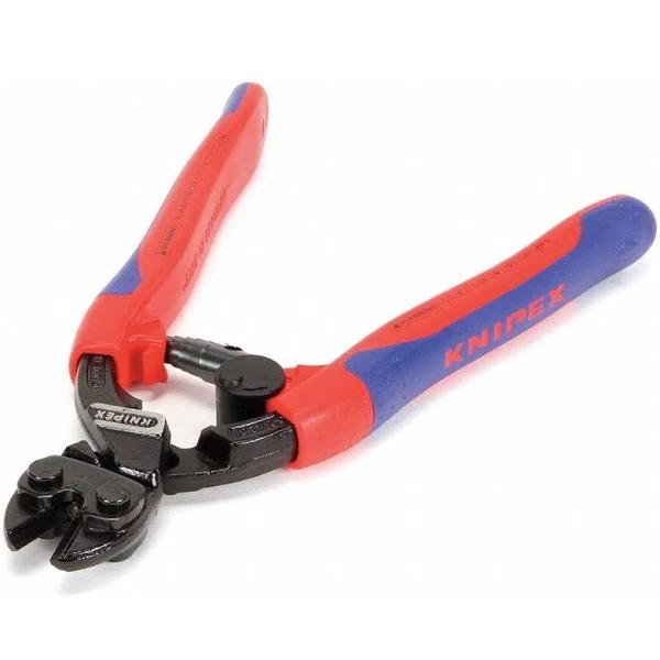 Knipex 7112200SBA Cobolt Compact Bolt Cutter Black with Slim multi-component Grips 8 in