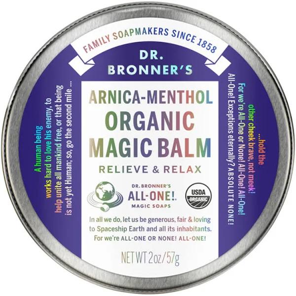 Dr Bronner's Arnica Menthol Organic Magic Balm 57g