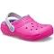 Crocs Nursery Classic Lined Clog - Pink - Size - 8