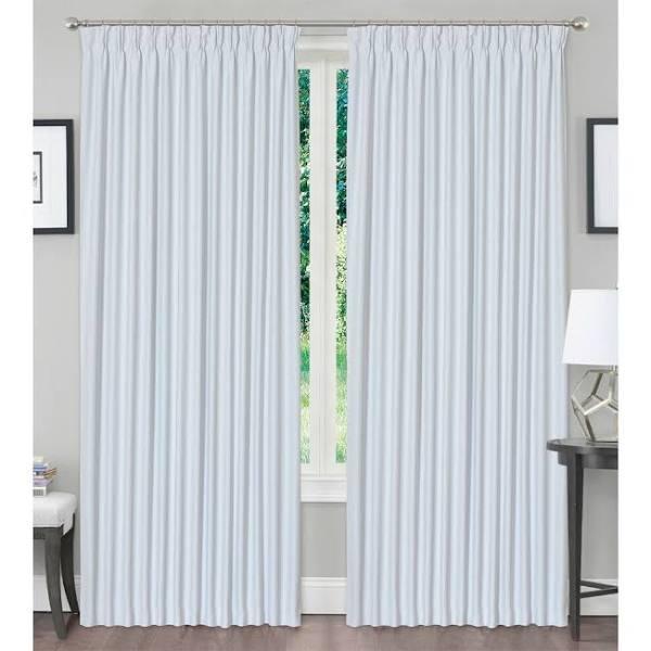 Blackout Curtain - Pinch Pleat | Thermal Insulated - 1 Panel 140x230cm / offwhite(silver)