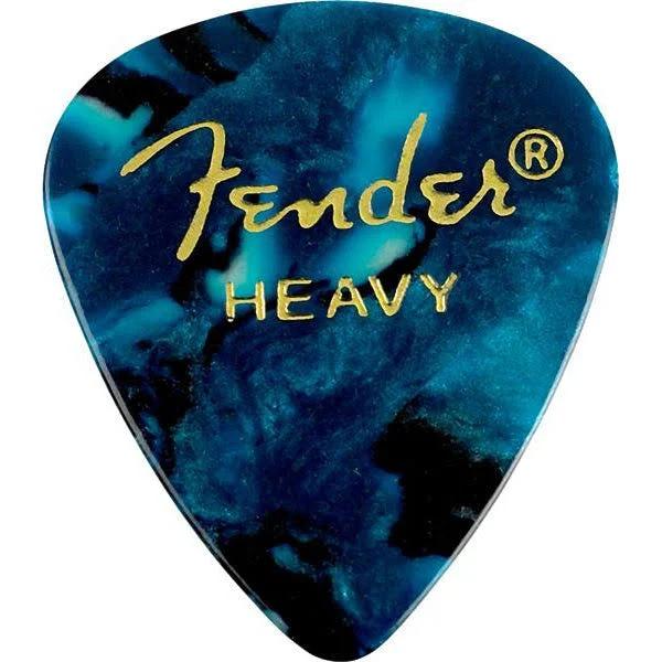 Fender Premium Guitar Picks - 12 Pack Heavy / Ocean Turquoise